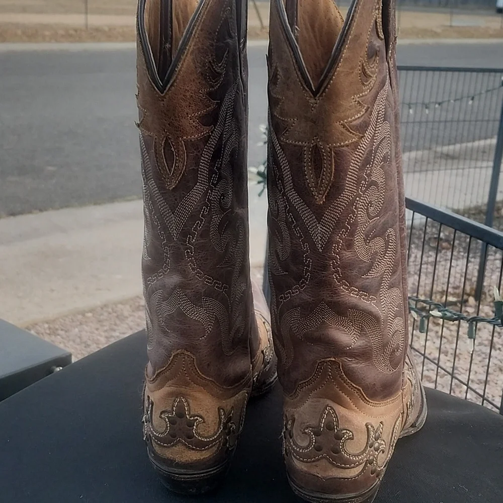 Matisse Marfa All Leather Western Cowboy Boots Size 9M - Picture 6 of 14